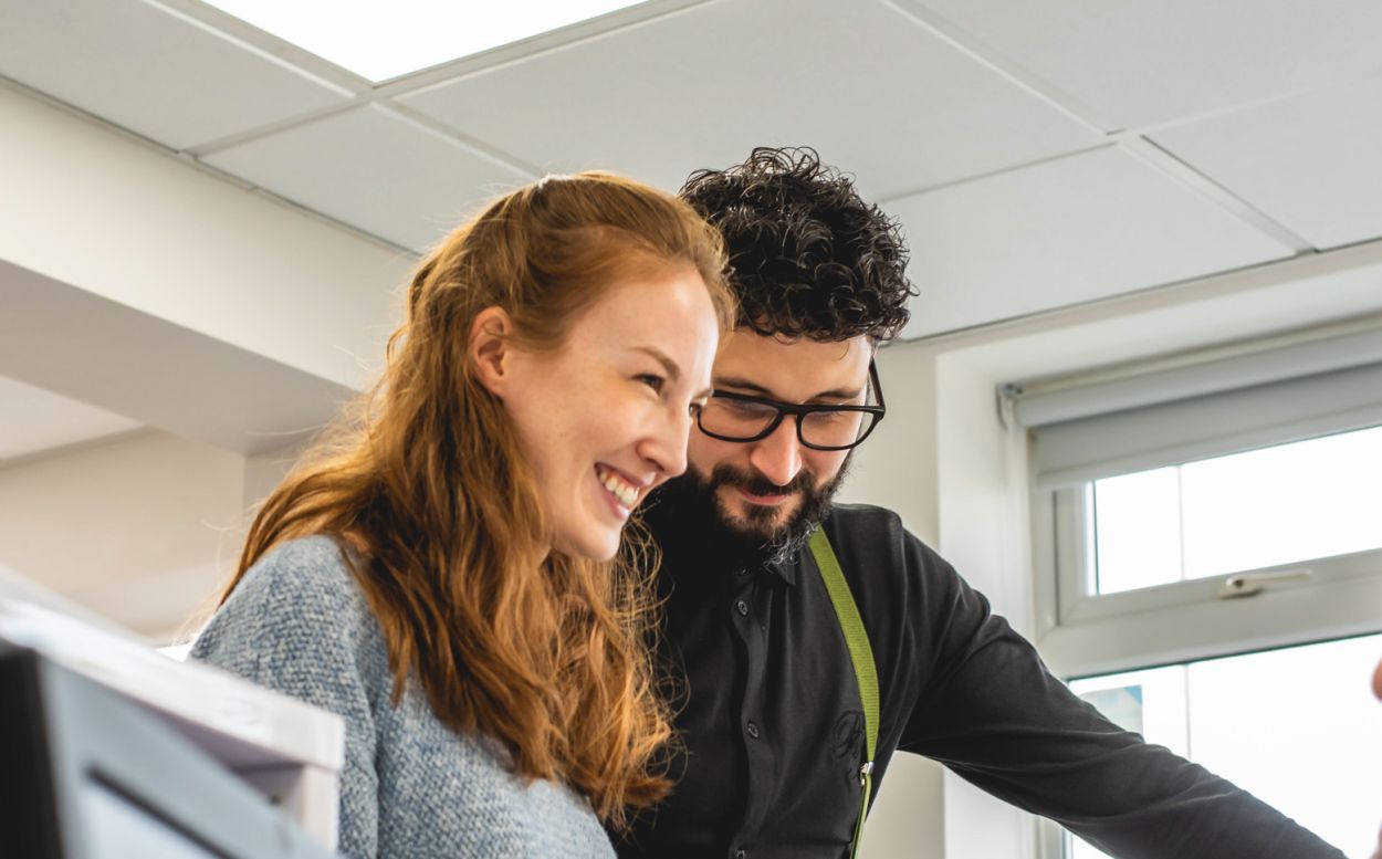 Patient at reception