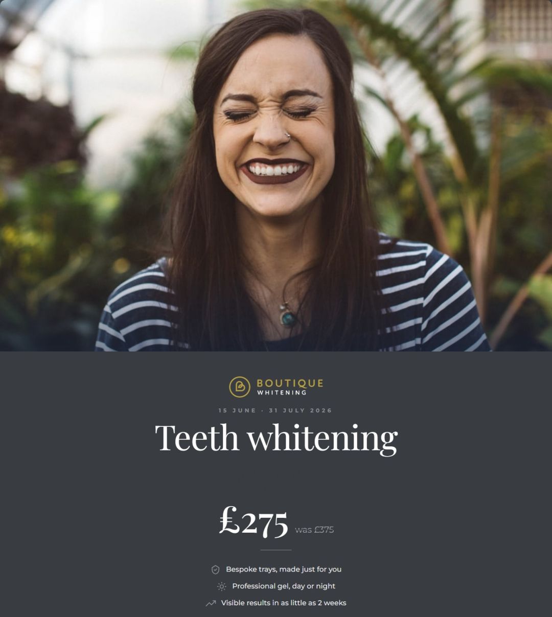 Boutique Whitening Offer