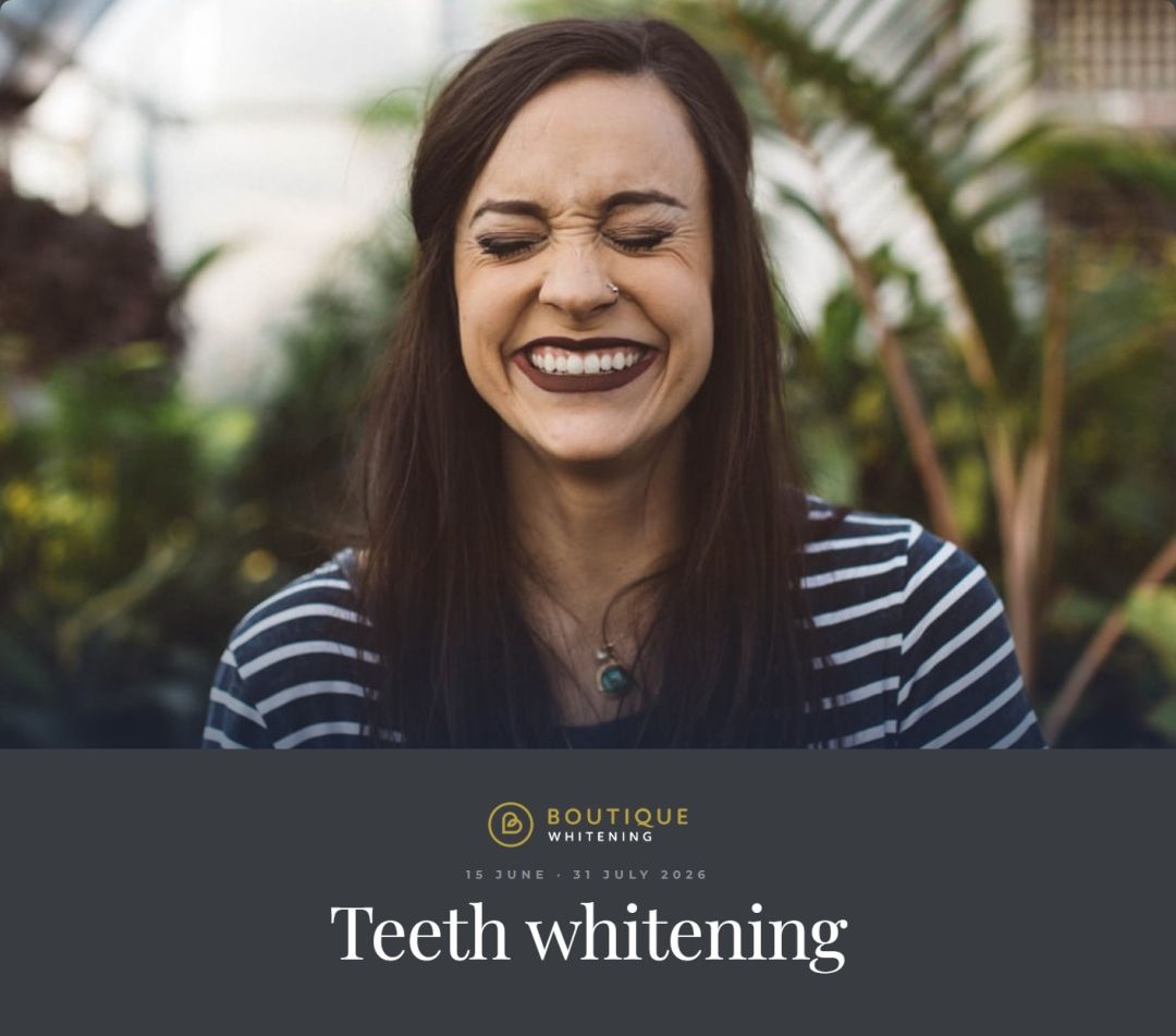 Boutique Whitening Offer- £299!